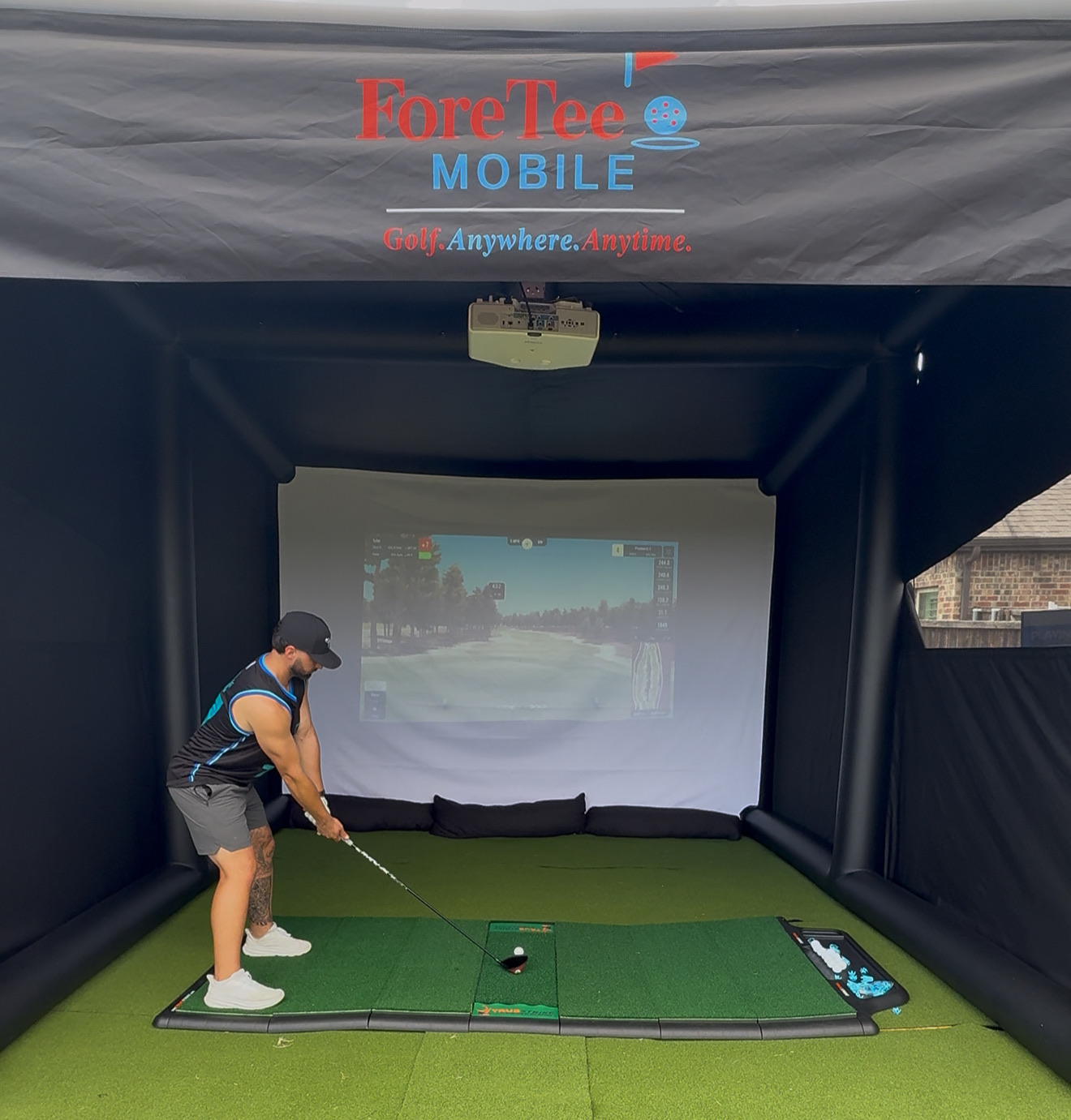 ForeTee Mobile simulator — event setup 2