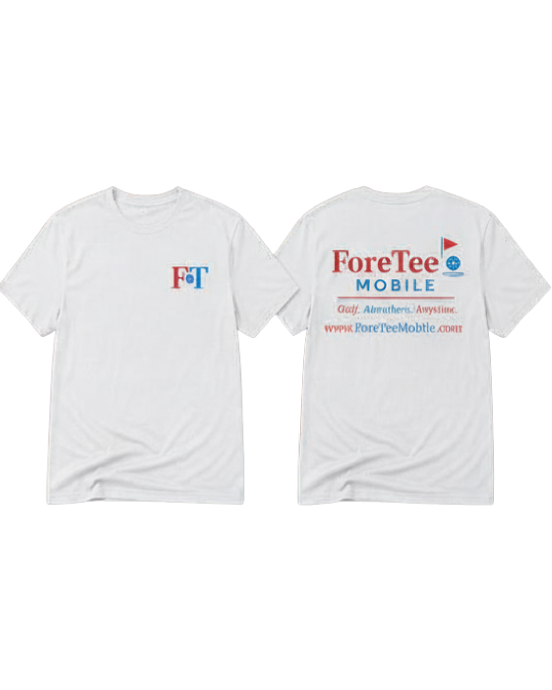 ForeTee Mobile Performance Tee – White